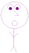 a stick figure