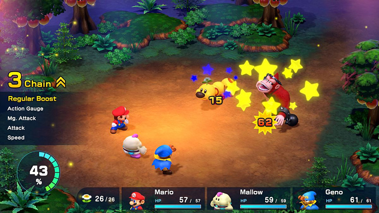 Super Mario RPG Battle